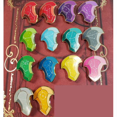 Final Fantasy XIV Convocation of the Fourteen Constellation pins (nieuw)